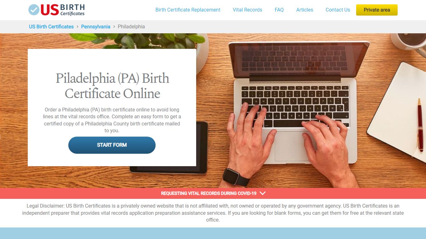 Philadelphia (PA) Birth Certificate Online - US Birth Certificates